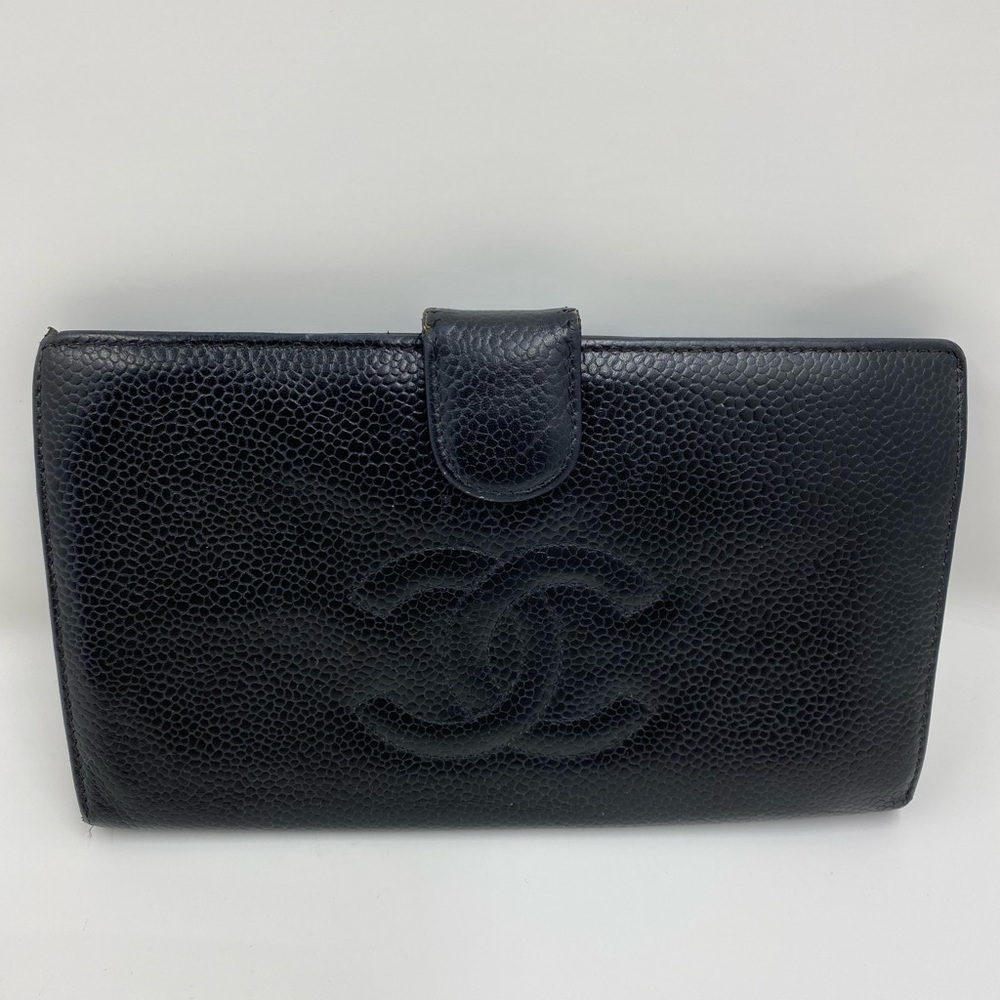 Chanel CC Caviar Bifold Wallet